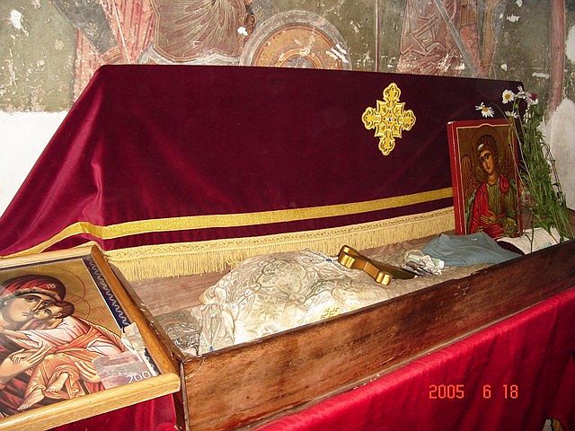 Мошти Светог Петра Коришког   -   Holy relics of Saint Peter of Korisa