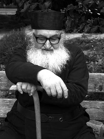 Ο π. Ιωακείμ στην Ι. Μ. Ιβήρων - Fr. Joachm at Iveron Monastery