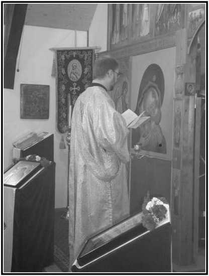 Liturgie au monastère de la Ste Trinité