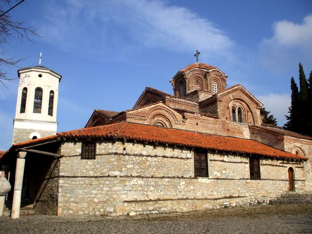   	  	The church of St. Bogorodica Perivlepta, Ohrid