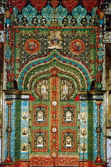 Mânăstirea Solovăţ - Uşă de altar