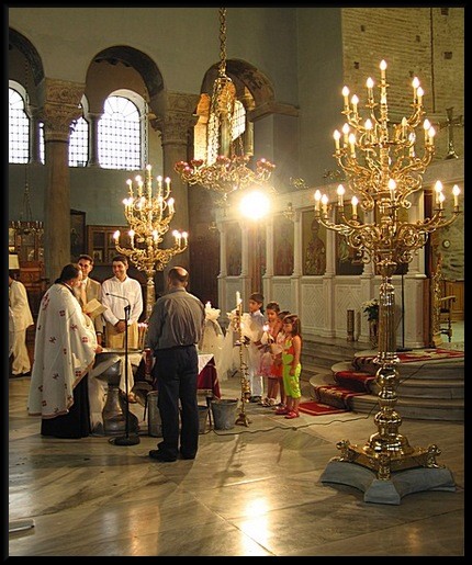 Chrzest (the ceremony of Baptism)
