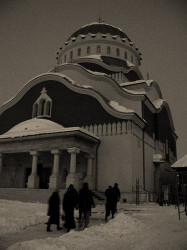 mihaela 
..going for Epiphany Vespers - sepia 
2008-01-10 19:24:20