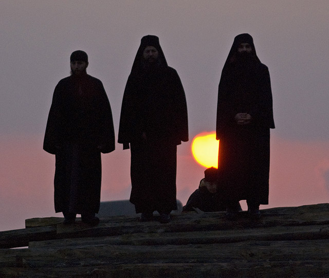 Μοναχοί τα Θεοφάνεια - Monks at Epiphany