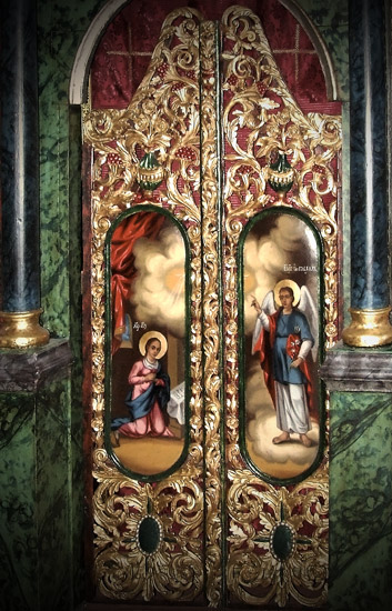 Царске двери, манастир Рача