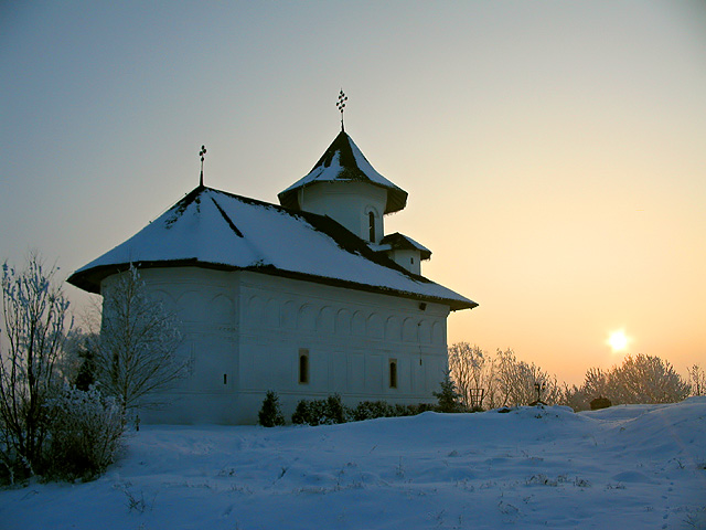 Sunset at Monastery Turnu