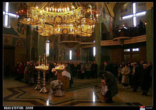 Holy Liturgy for SERBIA in Bialystok