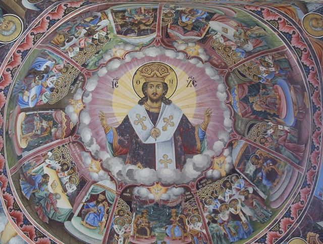 Стенопис от Рилския манастир