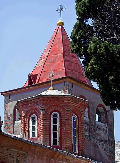 Τρούλος και καμπαναριό στη Φιλοθέου - Dome and bellfry at Philotheou