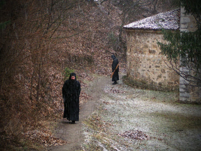 Долазак на вечерње, манастир Суково