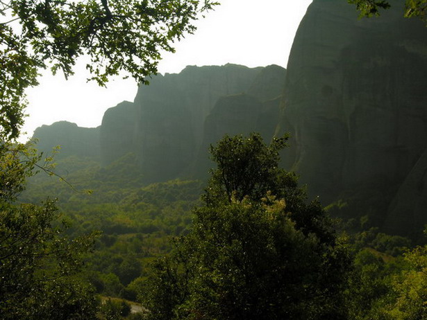 Dimineata, pe Meteora