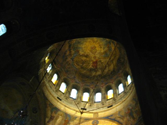 Inside Aleksandr Nevsky sobor, Sofia