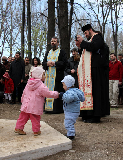 after water well´s blessing