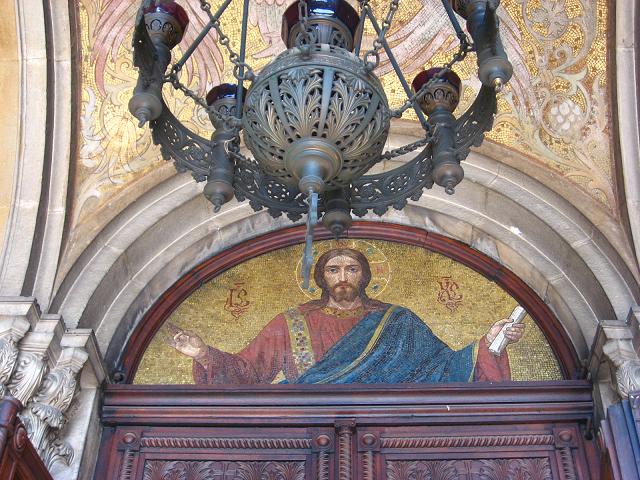 In the entrance of St. Aleksandr Nevsky sobor