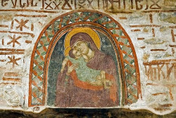 thiv56 
Τοιχογραφία στη Μεγάλη Πρέσπα - Fresco at Great Prespa lake 
2008-03-17 09:17:28
