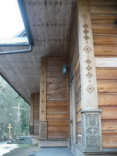 Hallmark of the Orthodox church's architecture in St. mountain Grabarka