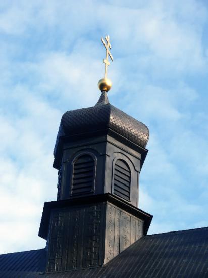 Kopuła cerkwi na Sw. Górze Grabarce