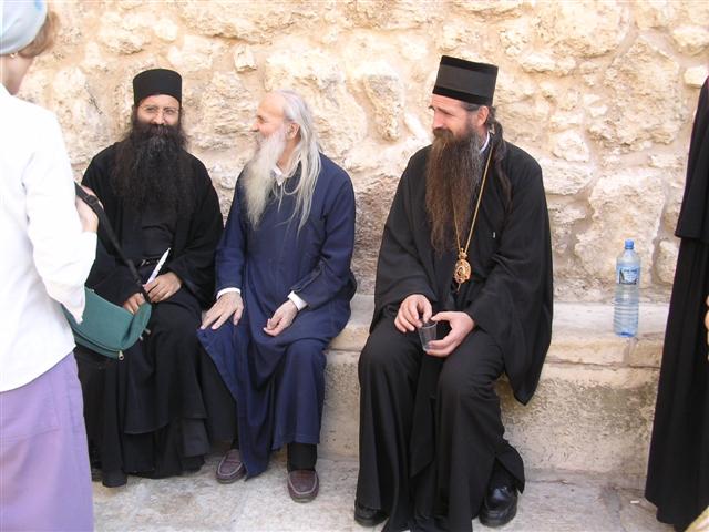 Отац Стефан у Јерусалиму