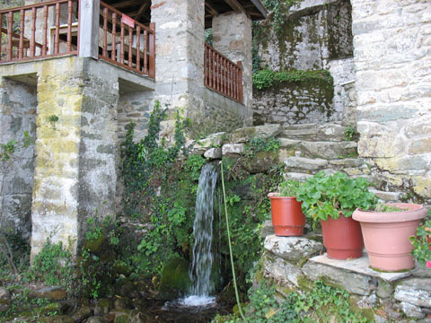 The fontain of St. Atanasie from St. M. Athon