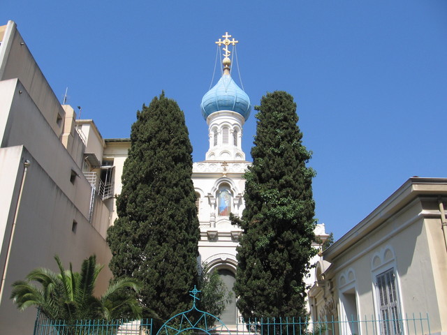 Cerkiewka w Menton