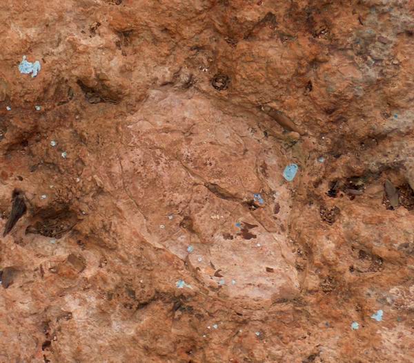 Mother of God footmark on the Eleon Mountain