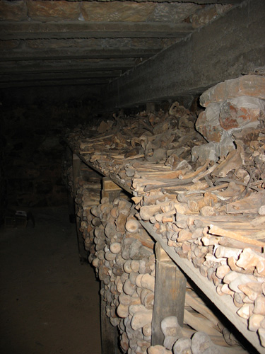 Bones of Prodromu munks - M. Athos