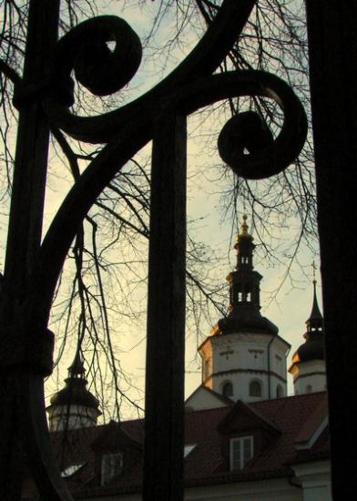 through the gate