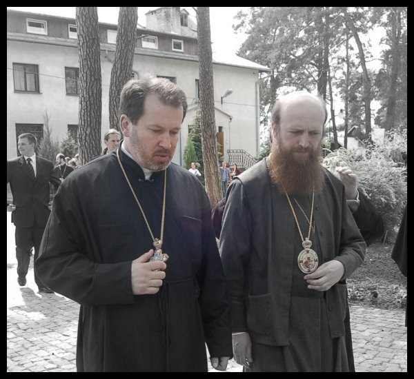 Władyka Grzegorz i o.Jerzy.