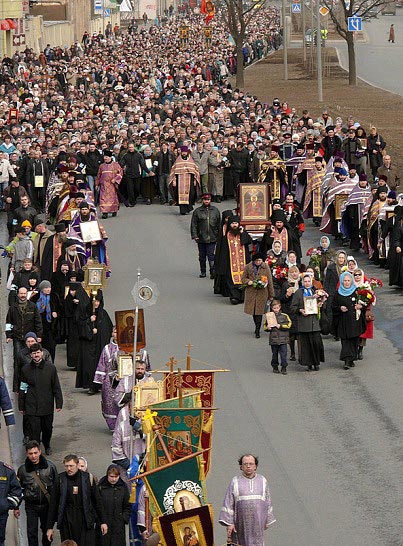 Крестный ход. Санкт-Петербург, 2008 год.