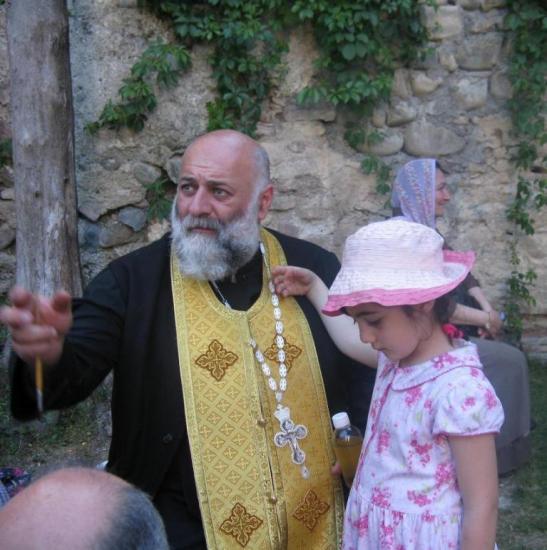 Fr. Aleksandr and his 11th daughter Anna.