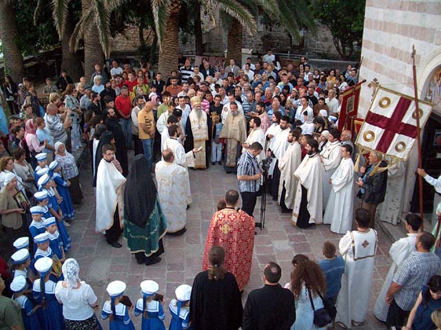 Тројичиндан 2008. љ.Г., Литија, Стари град Будва