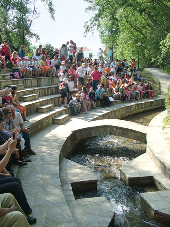 The riverside where St. Paul baptized St. Lydia.