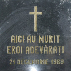 Marius 
In memoria tuturor celor ce au murit la revolutie ! ! ! 
2008-06-18 15:48:51
