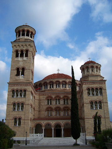 Church in monastery of St. Nectary Egina