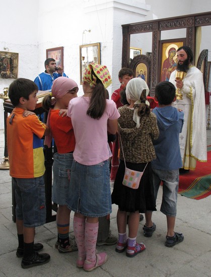 At the church in Kvemo Mleta