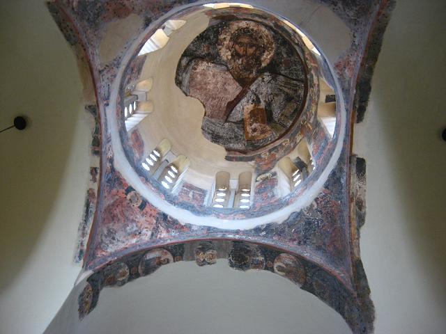 inside old church in Agora place