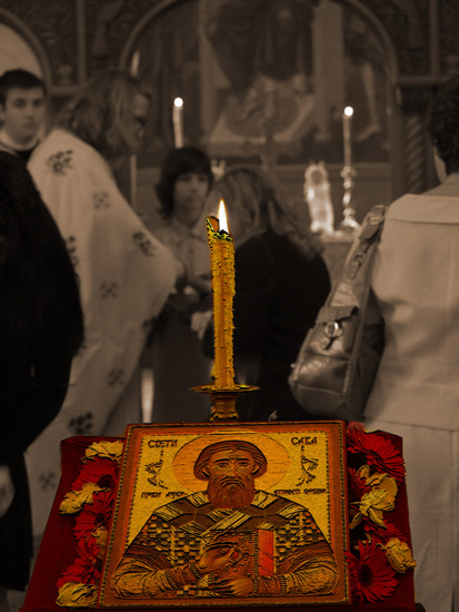 + Sveti Savo Ti pomozi, da zivimo svi u slozi +