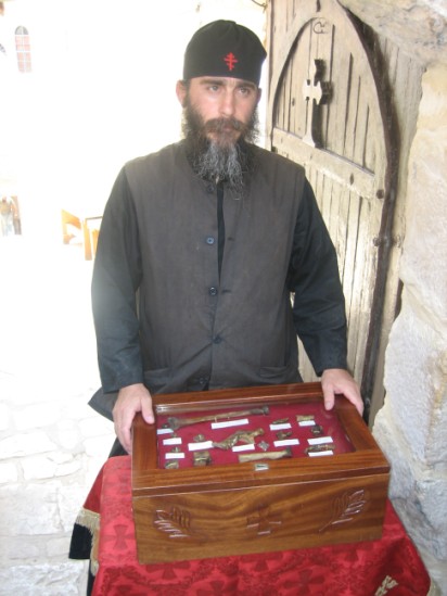 Λείψανα από τη Μονή Αγ. Σάββα Ηγιασμένου -  St. Savva  the Sanctifi