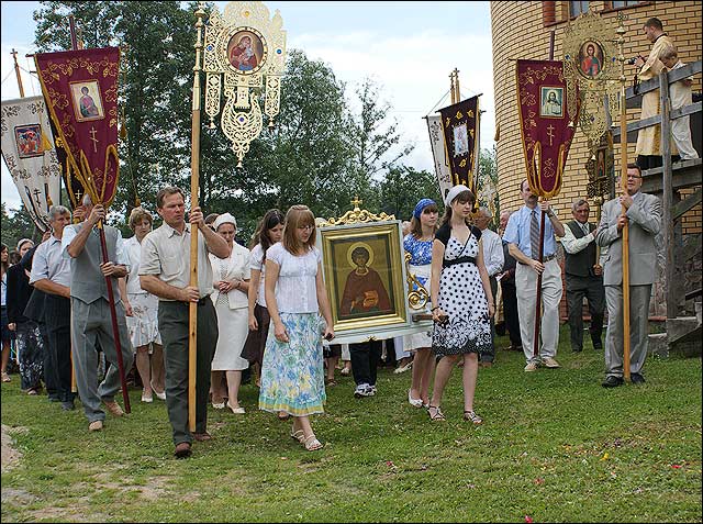 Krestnyj Chod. Cerkiew św. Pantelejmona, Białystok Zaścianki.