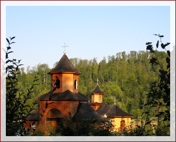 Apus la schitul Soveja ,judetul Vrancea