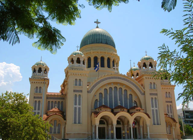 Catedrala din Patra, unde se afla moastele Sf Ap Andrei