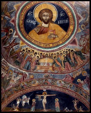 Fresce din biserica Manastirii Polovragi