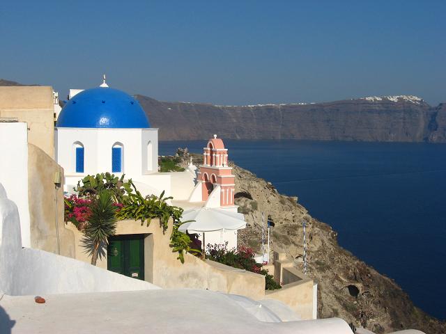 Santorini island, view from Oia town
