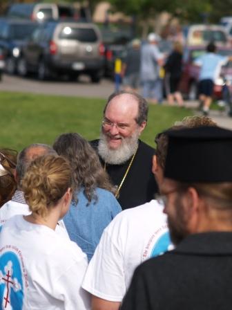 Bishop Basil Arrives at the Colorado Deanery Picnic and Vesper Service