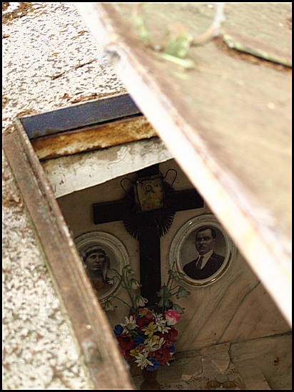 In the grave