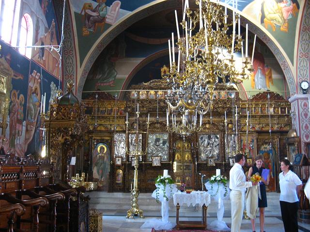 inside one of the churches