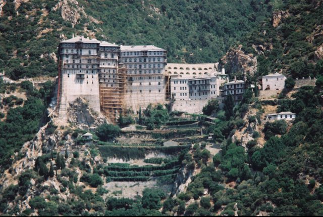 Athos - monaster Simonos Petra