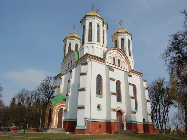 Cerkiew w miejscowości Ostrog na Ukrainie