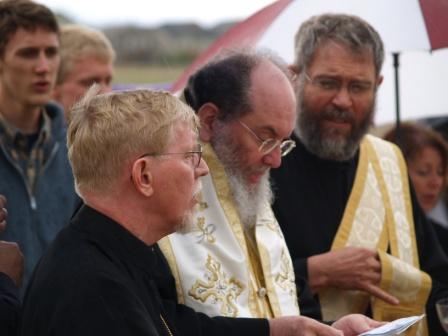 The Bishop Blesses the Land For New St Luke AOC