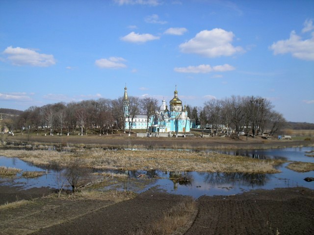 Monaster w Gródku na Ukrainie